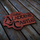 Aladdin's Castle Arcade Wood Sign
