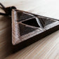 Triforce Zelda Pendant Wood Carved Necklace