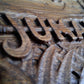Jumanji Wood Carving Wall Plaque